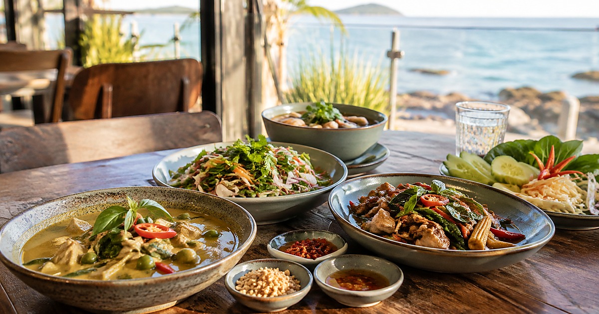 Diners comparing different Thai dishes rather than choosing by price alone