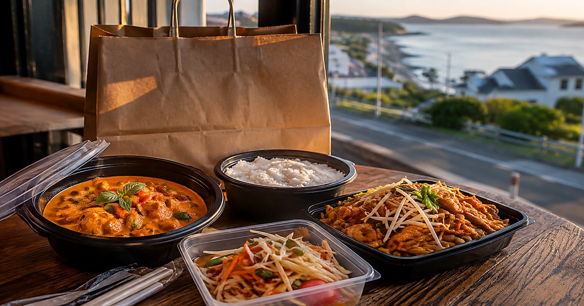 A carefully planned Thai takeaway meal for a mixed group in Albany